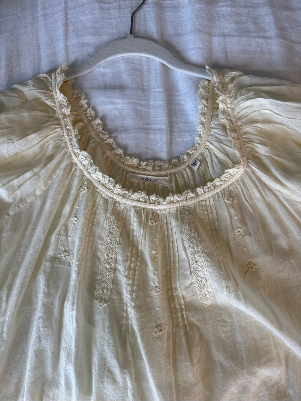 Doen Frederica Cotton Voile Top - Picture 7 of 9